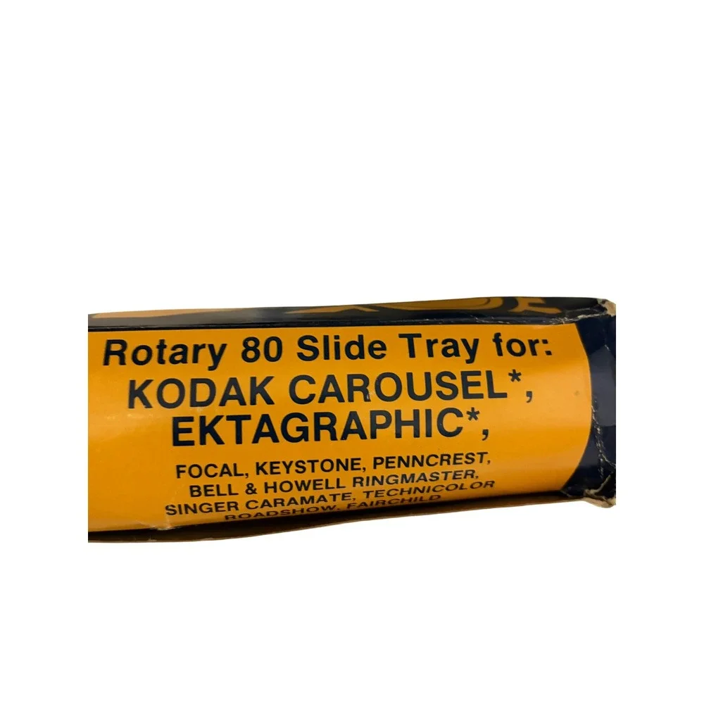 Yankee Rotary 80 Slide Tray for Kodak Carousel Ektagraphic Projector Black 4Pack